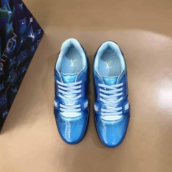LOUIS VUITTON TRAINER SNEAKER IN BLUE – LSVT282 - Image 7
