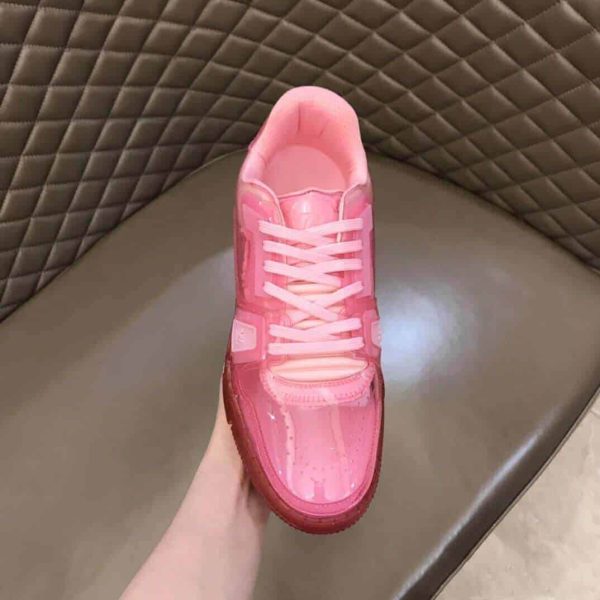LOUIS VUITTON TRAINER SNEAKER IN ROSE – LSVT283 - Image 4