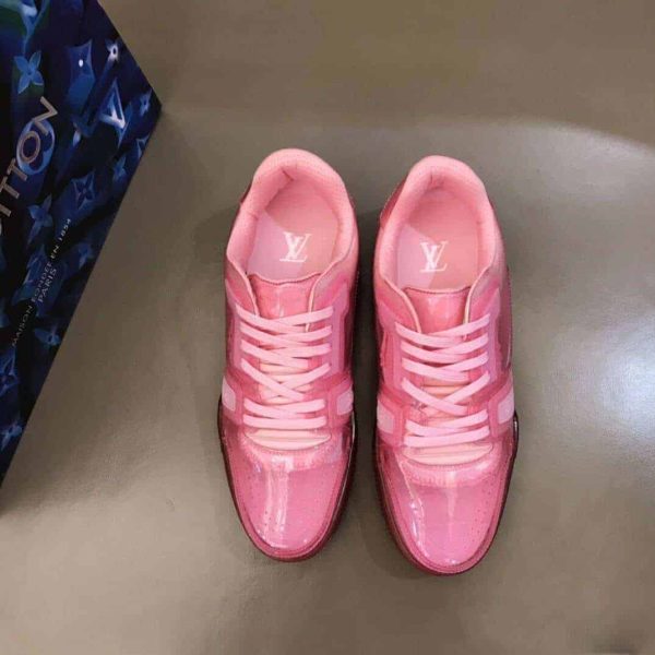 LOUIS VUITTON TRAINER SNEAKER IN ROSE – LSVT283 - Image 7