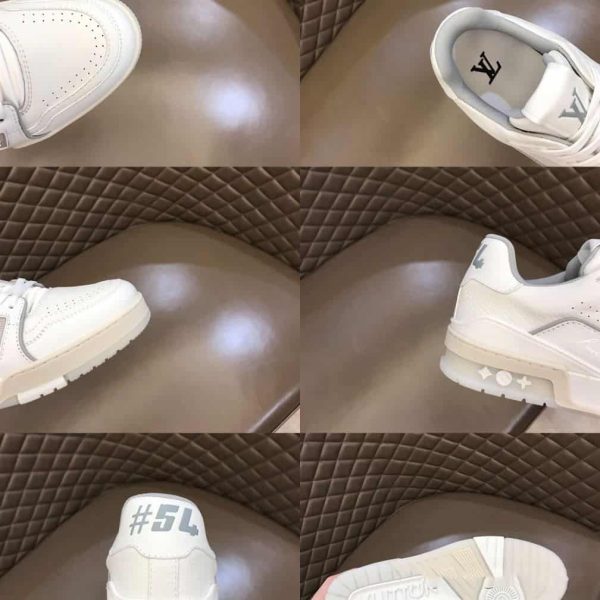 LOUIS VUITTON TRAINER SNEAKERS IN WHITE – LSVT094 - Image 4
