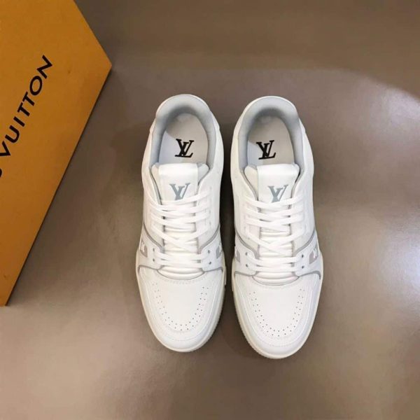 LOUIS VUITTON TRAINER SNEAKERS IN WHITE – LSVT094 - Image 5