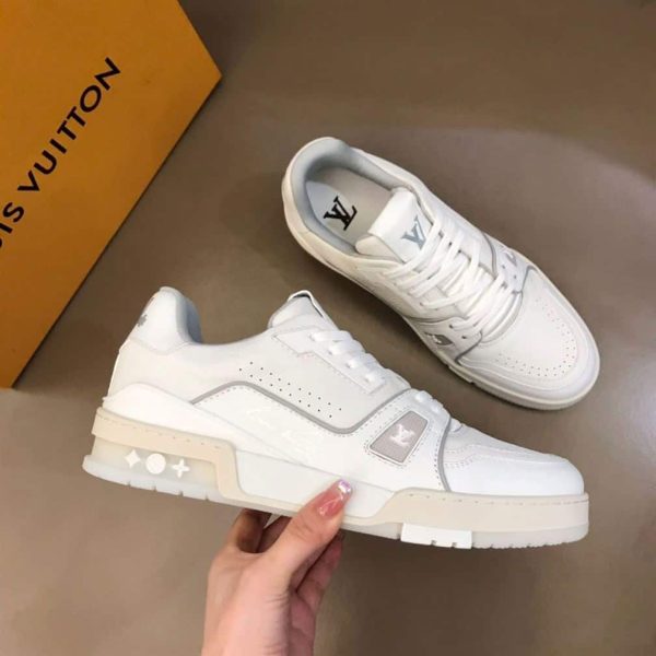 LOUIS VUITTON TRAINER SNEAKERS IN WHITE – LSVT094 - Image 6
