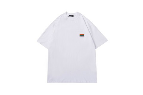 Balenciaga Rainbow Embroidery T-Shirt – BBS035
