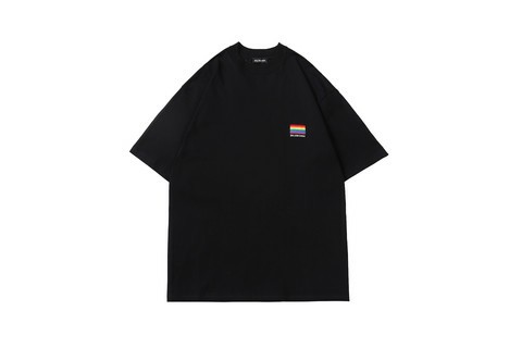 Balenciaga Rainbow Embroidery T-Shirt – BBS036