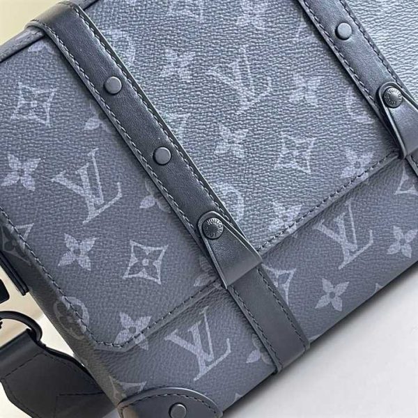 M45727 LOUIS VUITTON TRUNK MESSENGER MONOGRAM ECLIPSE COATED CANVAS - Image 8