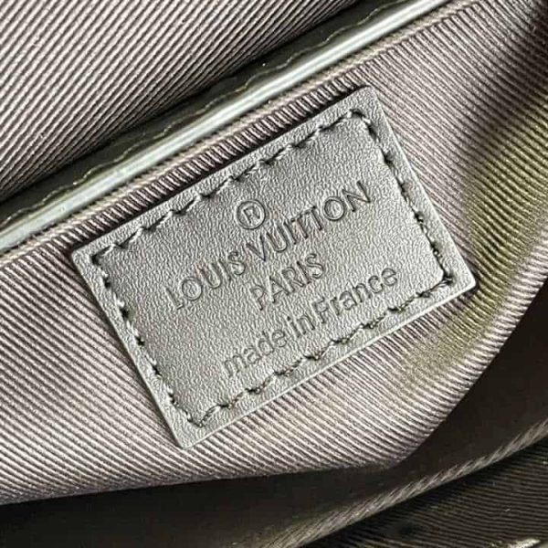 M57952 LOUIS VUITTON TRUNK SLINGBAG BLACK MONOGRAM SEAL COWHIDE LEATHER - Image 3