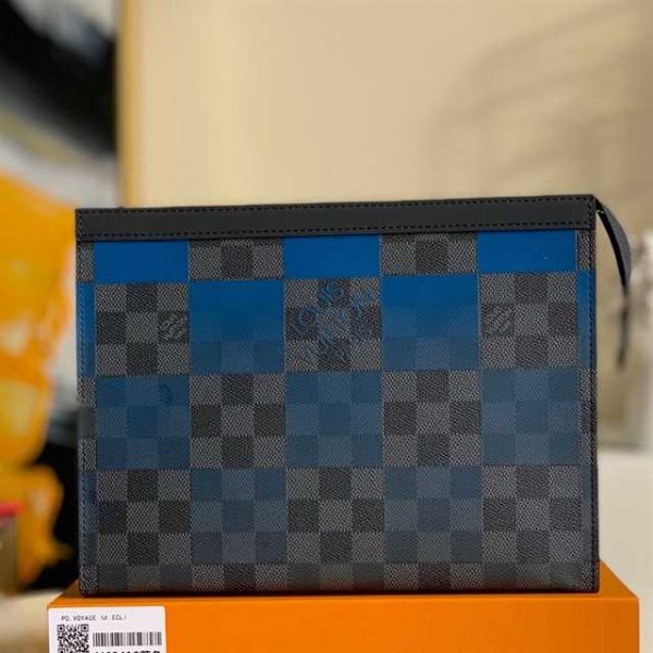 POCHETTE VOYAGE MM DAMIER GRAPHITE CANVAS N60412 - Image 2