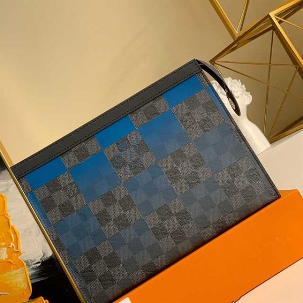 POCHETTE VOYAGE MM DAMIER GRAPHITE CANVAS N60412 - Image 5