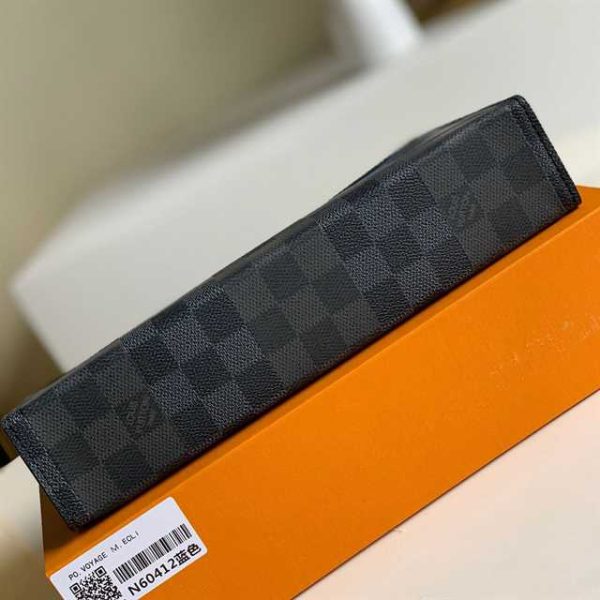 POCHETTE VOYAGE MM DAMIER GRAPHITE CANVAS N60412 - Image 7