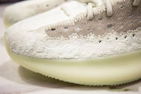 WHITE ADIDAS YEEZY BOOST 380 CALCITE GLOW SNEAKERS – AD27 - Image 6