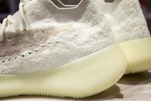 WHITE ADIDAS YEEZY BOOST 380 CALCITE GLOW SNEAKERS – AD27 - Image 8